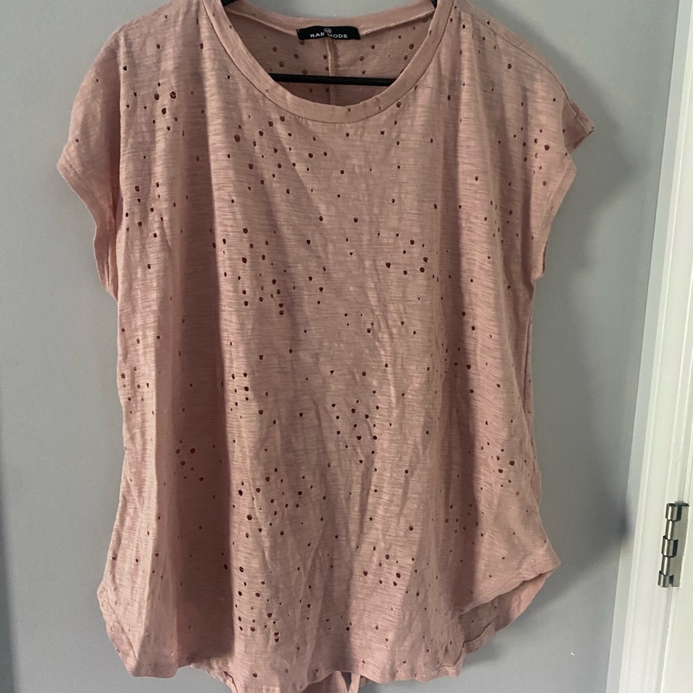 Madewell Light Pink Short Sleeve Tee